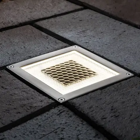 Nájazdové svietidlá Paulmann Paulmann Solar Cube zapustené podlahové LED svetlo