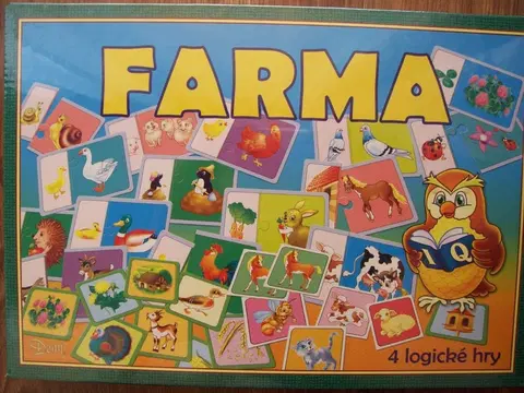 Hračky rodinné spoločenské hry HYDRODATA - Spoločenská hra - FARMA