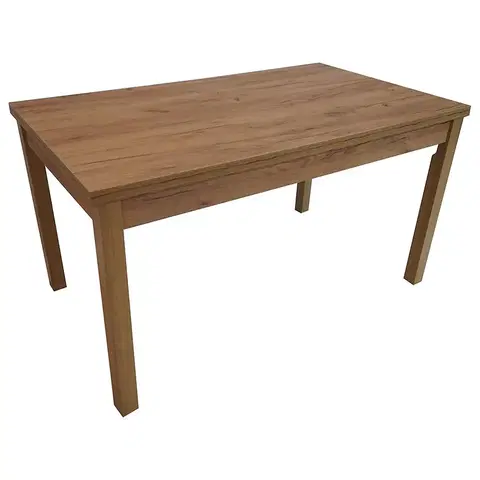 Jedálenské stoly Rozkladací stôl ST874 120/160x70cm Dub Wotan