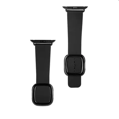 Príslušenstvo k wearables Kožený remienok COTEetCI Nobleman pre Apple Watch 38/40/41mm, čierny