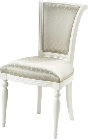 Jedálenské stoličky TARANKO Florencja FL-14 jedálenská stolička béžový vzor (A4 1013) / vanilka