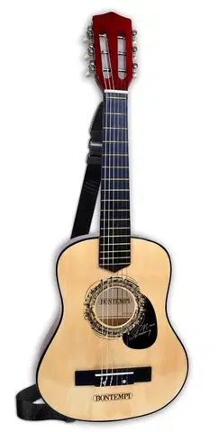 Hudobné hračky BONTEMPI - detská drevená gitara 217530