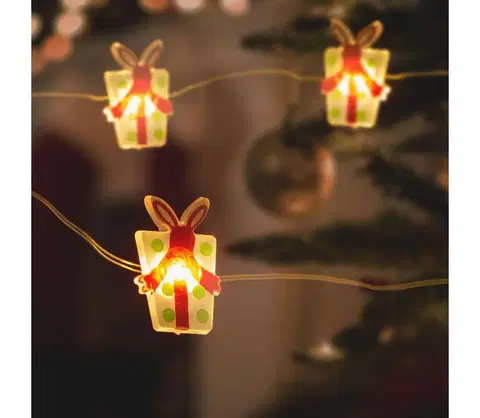 Vianočné dekorácie  LED Vianočná reťaz 20xLED/2xAA 2,2m teplá biela 