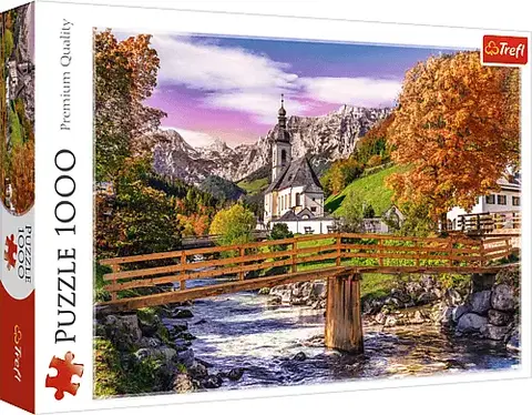 Hračky puzzle TREFL - Puzzle 1000 - Jesenné Bavorsko