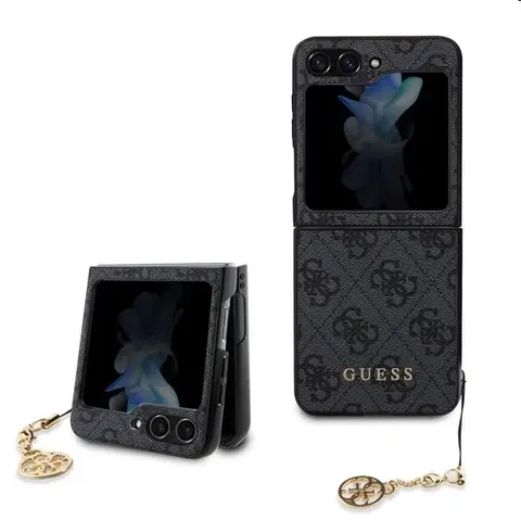 Puzdrá na mobilné telefóny Guess 4G Charms Kryt pre Samsung Galaxy Z Flip 5, grey 57983116158
