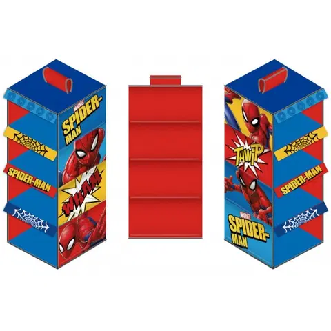 Boxy na hračky ARDITEX - Závesný textilný regál SPIDERMAN, SM15638