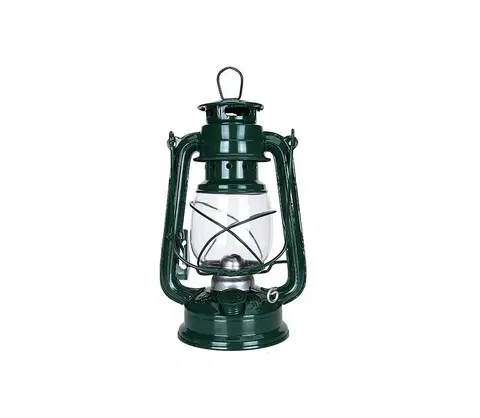 Záhradné lampy Brilagi Brilagi - Petrolejová lampa LANTERN 24,5 cm zelená 