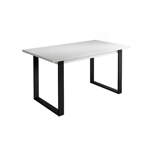 Stoly v podkrovnom štýle Rozkladací stôl St42 150/198x85cm biely