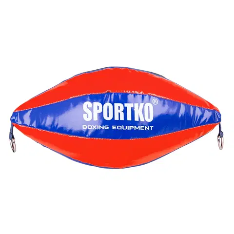 Boxovacie vrecia a hrušky Boxovacie vrece SportKO GP2 22x40cm / 4,5kg modro-červená