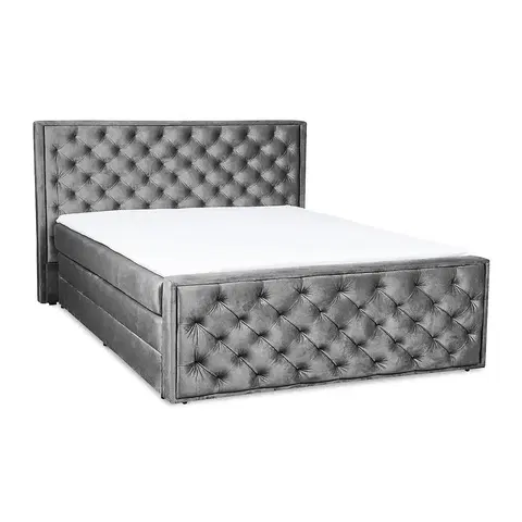 Dvojlôžkové postele Kontinentálna posteľ Suzy 160x200 s topperom Monolith 85