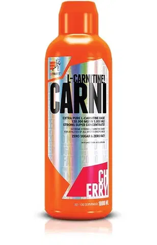 L-karnitín Carni Liquid 120 000 - Extrifit 1000 ml. Wild Strawberry & mint