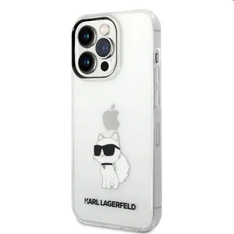 Puzdrá na mobilné telefóny Zadný kryt Karl Lagerfeld IML Choupette NFT pre Apple iPhone 14 Pro Max, transparentná 57983112429