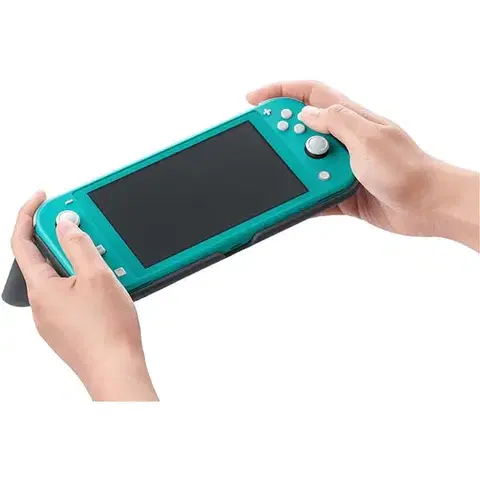 Príslušenstvo k herným konzolám Nintendo Switch Lite preklápacie puzdro a ochranná fólia, šedé HDH-A-CSSAA