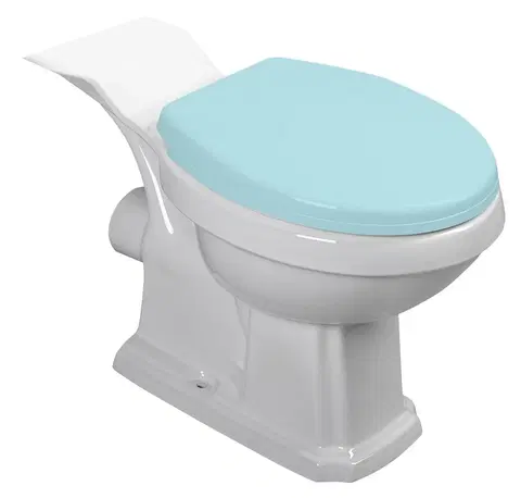 Kúpeľňa AQUALINE - ANTIK WC kombi misa, biela AK107-432