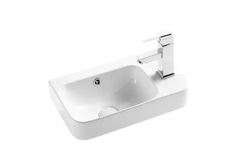 Kúpeľňa HOPA - Umývadielko PICCOLO GRANDE 45 x 26 x 15,5 cm - Spôsob vykonania - Pravé OLKLT5117R