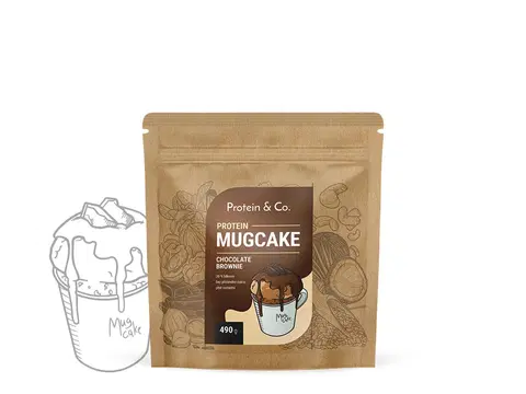 Zdravé potraviny Protein & Co. Protein MugCake 490 g PRÍCHUŤ: Chocolate brownie