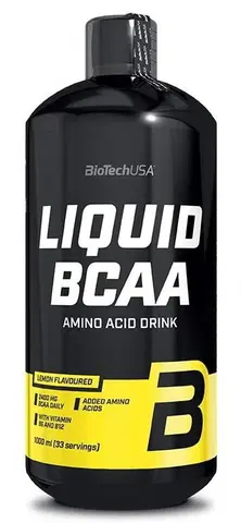 Tekuté (Amino+BCAA) Liquid BCAA - Biotech USA 1000 ml. Citrón