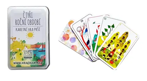 Hračky spoločenské hry - hracie karty a kasíno HRACÍ KARTY - Prší Štyri ročné obdobia
