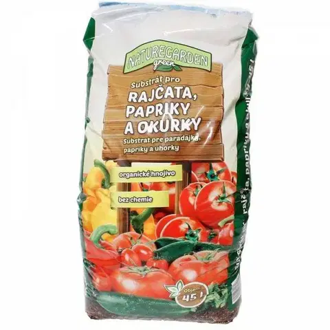 Grily Kinekus Substrát pre rajčiny a papriky, záhradný, 45l, NATURE GARDEN