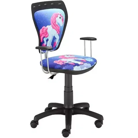 Otočné kreslá Kancelárska stolička Ministyle Pony