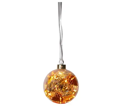 Vianočné dekorácie Eglo Eglo 410588 - LED Vianočná dekorácia GLOW 15xLED/0,064W/4,5/230V pr. 10 cm 