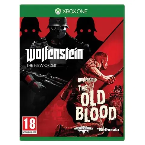 Hry na Xbox One Wolfenstein: The New Order + Wolfenstein: The Old Blood (Double Pack) XBOX ONE