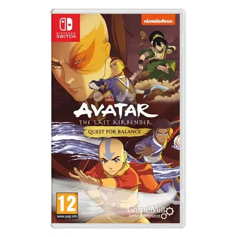 Hry pre Nintendo Switch Avatar The Last Airbender: Quest for Balance NSW