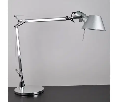 Lampy ARTEMIDE Artemide AR A001000+AR A004030 KOMPLET - Stolná lampa 1xE27/70W/230V 
