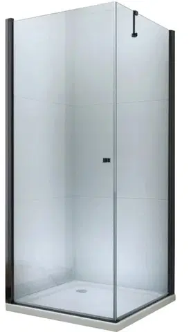 Sprchovacie kúty MEXEN/S - PRETORIA sprchovací kút 90x120, transparent, čierna 852-090-120-70-00