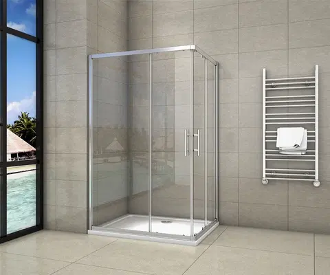 Sprchovacie kúty H K - Sprchovací kút štvorcový, SIMPLE 90x90 cm L / P variant, rohový vstup SE-SIMPLE9090