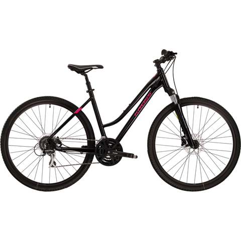 Bicykle Bicykel Kross Evado 4.0 28" - model 2023 černá/malina - L (19")
