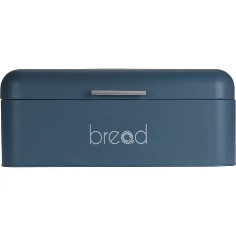 Chlebníky EH Plechový chlebník s vekom Bread, modrá