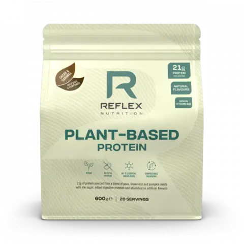 Vegánske proteíny Reflex Nutrition Plant-Based Protein 600 g kakako & karamel