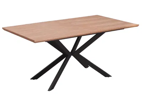 Jedálenské stoly HALMAR Legarto rozkladací jedálenský stôl dub prírodný / čierna