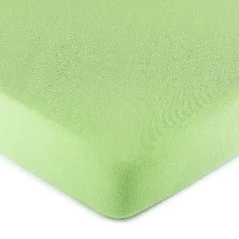 Plachty 4Home Jersey prestieradlo zelená, 220 x 200 cm