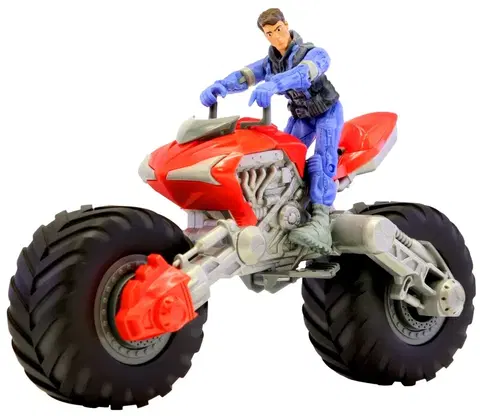 Hračky - dopravné stroje a traktory THE CORPS -  vojak s motorkou Crusher Moto 22 cm