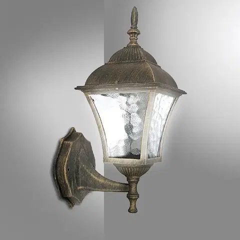Vonkajšie rustikálne svietidlá Záhradná lampa Toscana 8392 K1