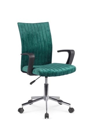 Kancelárske stoličky HALMAR Doral kancelárska stolička s podrúčkami tmavozelená