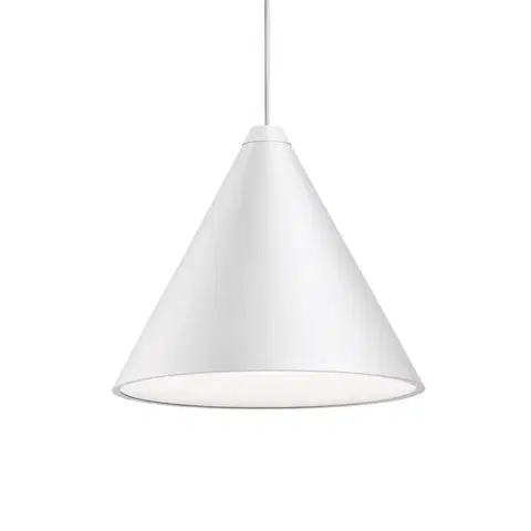 Závesné svietidlá FLOS FLOS String Light Cone závesná lampa biela 12m Touch