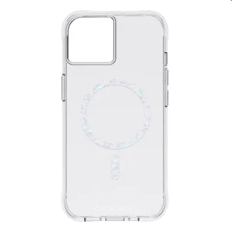 Puzdrá na mobilné telefóny Zadný kryt Case Mate Twinkle Diamond pre Apple iPhone 14 s MagSafe, transparentná CM049154