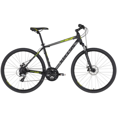Bicykle KELLYS CLIFF 70 2022 Black Green - XL (23", 185-200 cm)