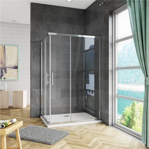 Sprchovacie kúty H K - Sprchovací kút obdĺžnikový, SIMPLE BASIC 110x90x185 cm L/P variant, rohový vstup SE-SIMPLE11090-185