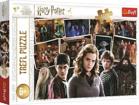 Hračky puzzle TREFL - Puzzle 160 - Harry Potter a priatelia / Warner Harry Potter and the Half-Blood P