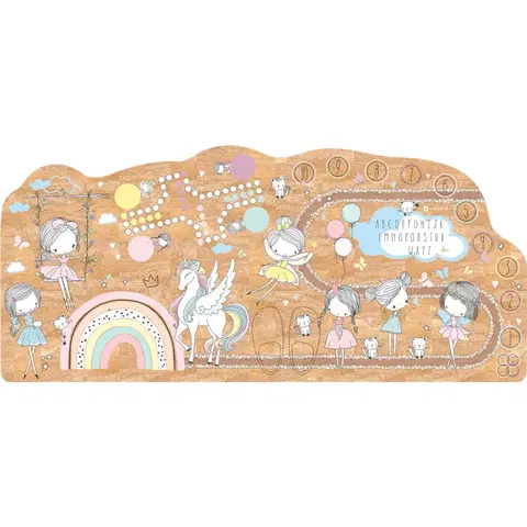 Korkové koberce Detské koberce pre dievčatá k posteli s vílami