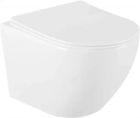 Záchody MEXEN - Lena Závesná WC misa bez sedátka, biela 3322XX00