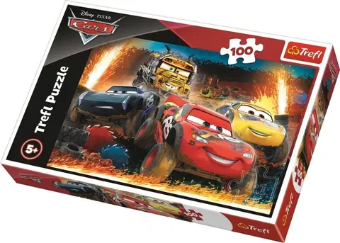 Hračky puzzle TREFL - Puzzle 100 Extrémne preteky  Disney Cars 3