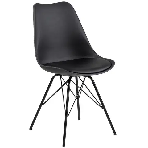 Plastové stoličky Stolička black 2 ks