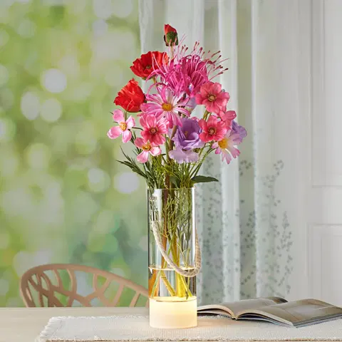 Drobné dekorácie a doplnky LED váza