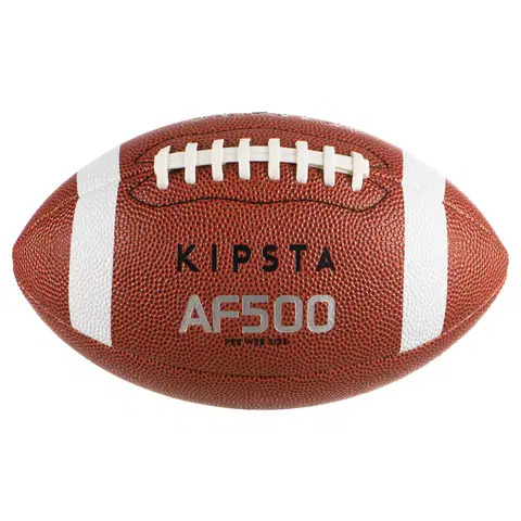 futbal Lopta na americký futbal AF500 veľkosť pee wee hnedá