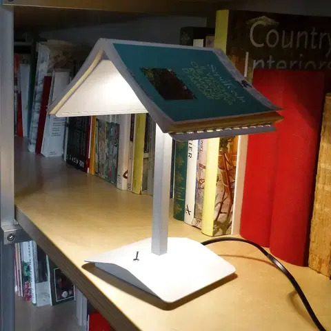 Stolové lampy na písací stôl Martinelli Luce Martinelli Luce Segnalibro – stolná LED lampa